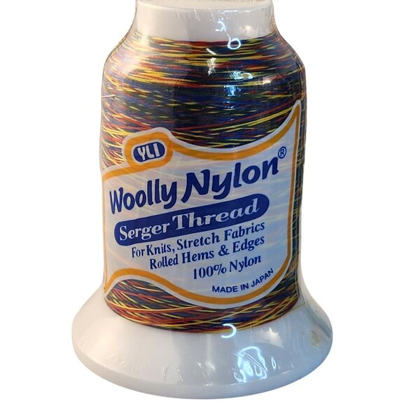 YLI Woolly Nylon Serger Thread Multicolor for Knits & Stretch Fabric 100% Nylon - Picture 1 of 6